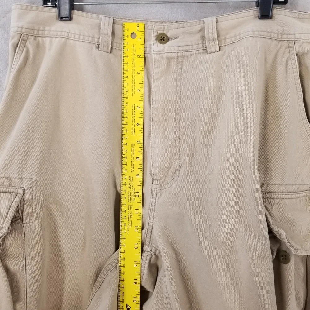 Vintage Polo Ralph Lauren Cargo Shorts Mens 35 Y2K Chino Utility Skater Workwear